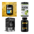 Wettkampfvorbereitung: ESN ISOCLEAR + MST Creatine + 2 weitere – alle enthaltenen Artikel