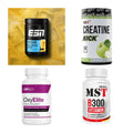 Wettkampfvorbereitung: ESN ISOCLEAR + MST Creatine + 2 weitere – alle enthaltenen Artikel