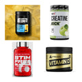 Wettkampfvorbereitung: ESN ISOCLEAR + MST Creatine + 2 weitere – alle enthaltenen Artikel