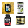 Wettkampfvorbereitung: ESN ISOCLEAR + MST Creatine + 2 weitere – alle enthaltenen Artikel
