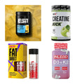 Wettkampfvorbereitung: ESN ISOCLEAR + MST Creatine + 2 weitere – alle enthaltenen Artikel