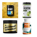 Wettkampfvorbereitung: ESN ISOCLEAR + MST Creatine + 2 weitere – alle enthaltenen Artikel