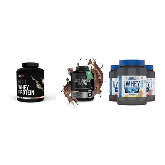 Whey-Probierset: MST Best Whey + BioTech Iso + Applied Nutriti – alle enthaltenen Artikel