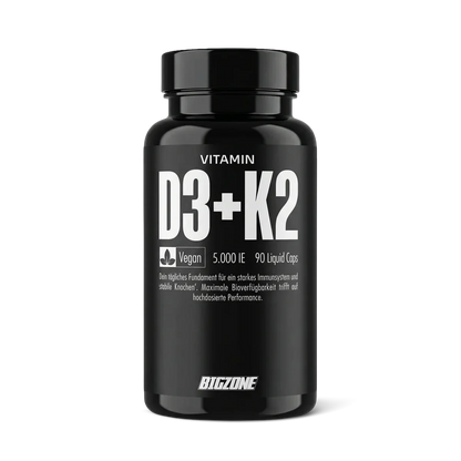Gesundheits-Basisbox: Big Zone Vitamin D3 + K2 + ESN Zinc + 3 weitere – Big Zone Vitamin D3 + K2 90 Kapseln