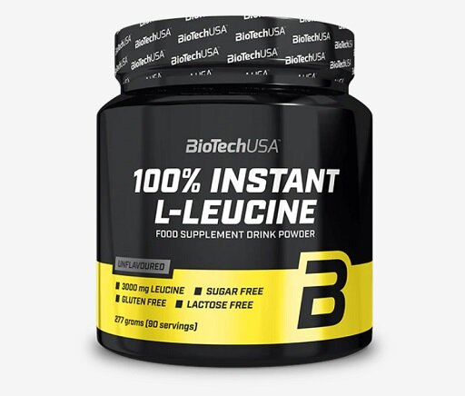 BioTech USA Marken-Trio: 100% Pure + Creatine + 100% Instant – BioTech 100% Instant L-Leucine 277g