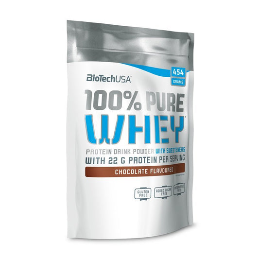 BioTech USA Marken-Großset: Zinc Duo + Whey Shake + 3 weitere – BioTech 100% Pure Whey 454g (Banana)