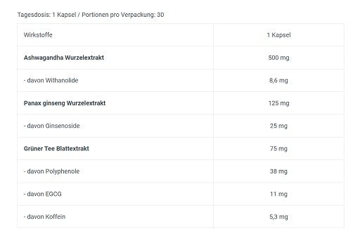 BioTech USA Marken-Großset: Ashwa+ + Rice Pudding + 3 weitere – BioTech Ashwa+ 30 Kapseln