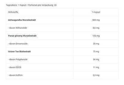 BioTech USA Marken-Großset: Ashwa+ + Rice Pudding + 3 weitere – BioTech Ashwa+ 30 Kapseln