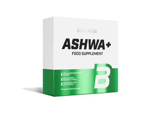 BioTech USA Marken-Großset: Ashwa+ + Rice Pudding + 3 weitere – BioTech Ashwa+ 30 Kapseln