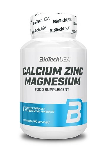 Magnesium-Jahresvorrat: Big Zone Magnesium – 365 Tage, 440 Kapseln – BioTech Calcium Zinc Magnesium - 100 Tabl.