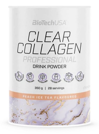 Apfel Sorten-Großset: MST Amino Pump + MST Collagen + 2 weitere – BioTech Clear Collagen Professional 350g (Rose Granatapfel)