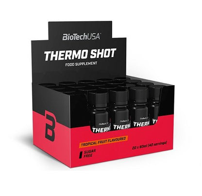 Cardio-Duo: Body Attack Carnipure 1500 + BioTech Thermo Shot 20x 60ml – BioTech Thermo Shot 20x 60ml - Tropical Fruit