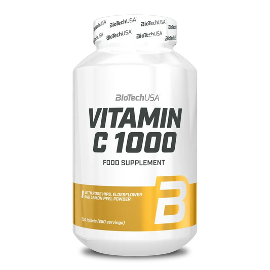 Vitamin-Set: Sinob Vitamin + Scitec Greens + BioTech + 1 weitere – BioTech Vitamin C 1000 - 250 Tabl.