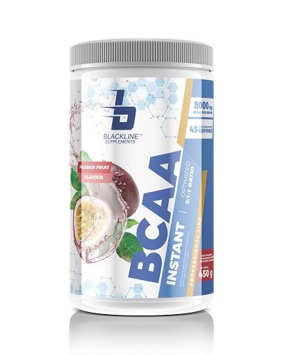Masseaufbau für Fortgeschrittene: Kevin Levrone Anabolic + 3 weitere – Blackline Supplements BCAA Instant 450g (Lemon)