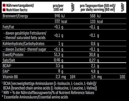 Body Attack Marken-Trio: Attack 100% Whey Protein + 2 weitere – Body Attack Beef Amino Liquid 1000ml (Cherry)