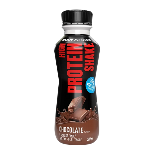 Drinks-Monatsration: Vitamin Well Drink – 30 Tage, 36 Portionen – Body Attack High Protein Shake 12x500ml (Strawberry 'NEU)