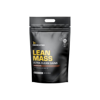 Schokolade Sorten-Großset: Dedicated Lean + DY Nutrition + 2 weitere – Dedicated Lean Mass Gainer 6000g (Chocolate)