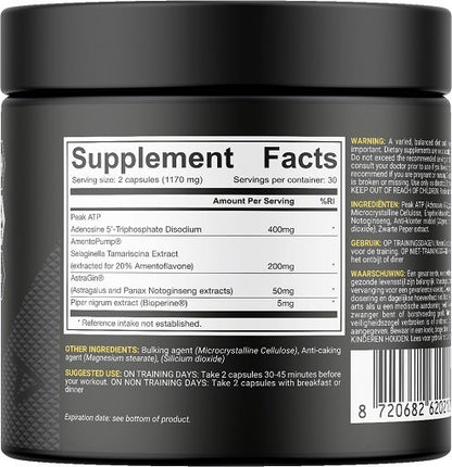 Trainings-Set: Dedicated True Power + BioTech BCAA+B6 100 Tabl – Dedicated True Power 60 Kapseln