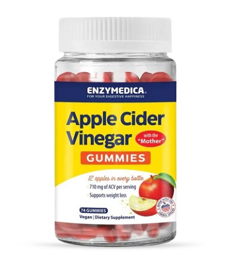 Apfel Sorten-Großset: ESN Crank Pump + MST Hurricane + 2 weitere – Enzymedica Apple Cider Vinegar Gummies 74 Gummies