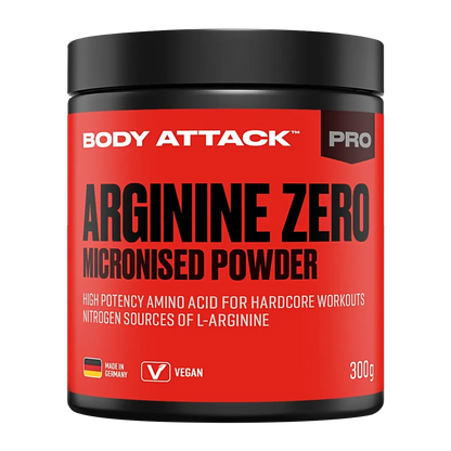 Trainings-Set: Psycho Pharma Edge + Body Attack 100 % Arginine – Body Attack 100 % Arginine Zero 300g