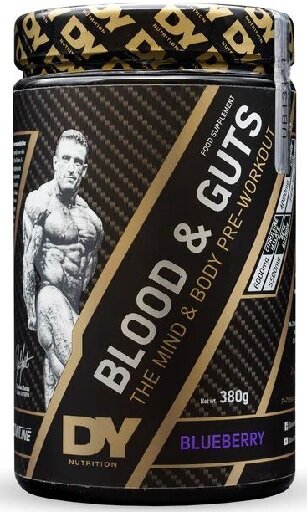 Booster-Probierset: BioTech NitroX + Trec Nutrition + 2 weitere – DY Nutrition Blood&Guts 380g (Bubblegum)