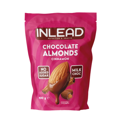 Schokolade Sorten-Großset: INLEAD Chocola + Applied Nutrit + 2 weitere – INLEAD Chocolate Almonds 100g (Milk Choc Coconut)