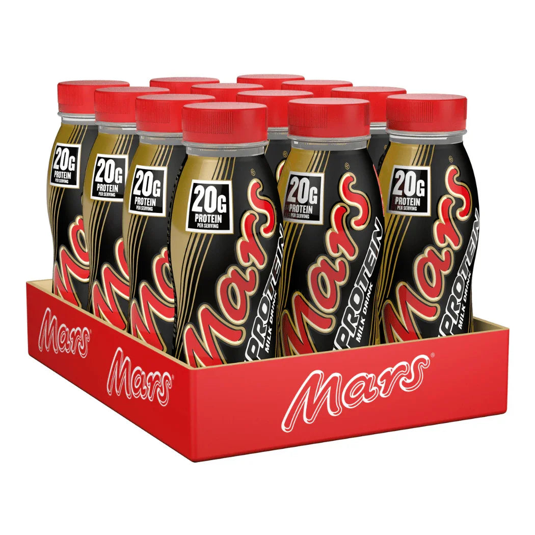 Drinks-Kiste: Body Attack + Best Body + Applied + 9 weitere – Mars High Protein Milk Drink (12x250ml)