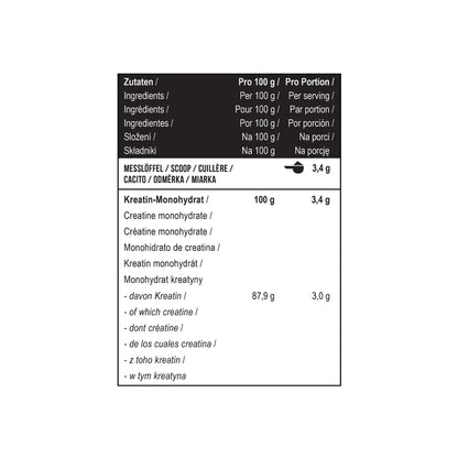 Neutral Sorten-Großset: ESN Ultrapure + MST Creatin Pro + 2 weitere – MST - Creatin Pro CREAPURE 1000g