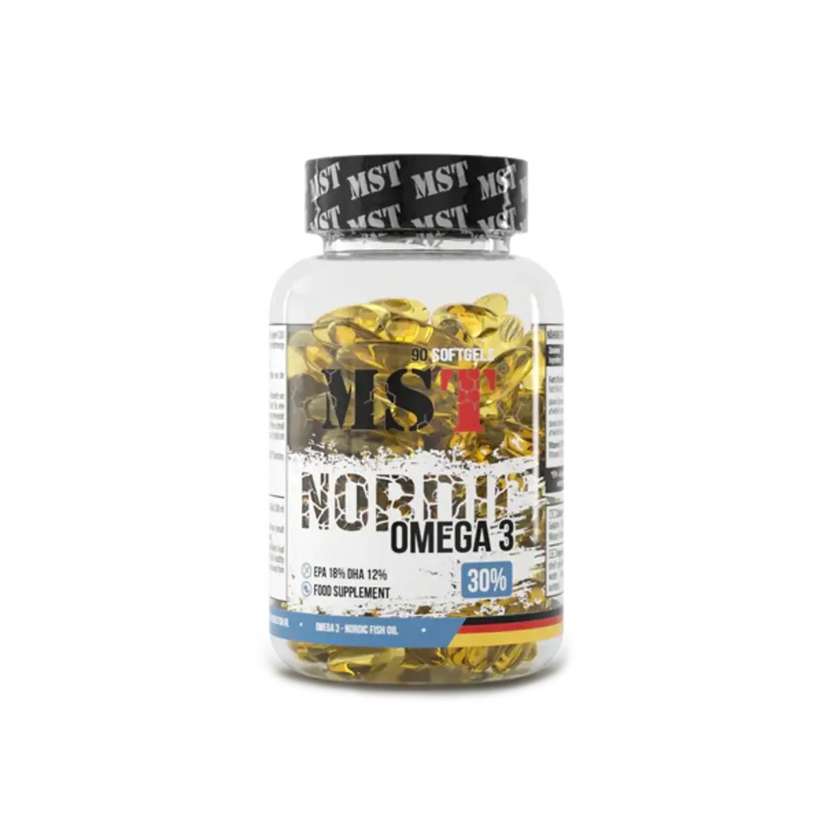 Omega-3-Jahresvorrat: MST Omega 3 Selected – 365 Tage, 450 Kapseln – MST - Omega 3 Nordic Fish Oil 90 caps