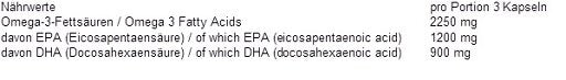 Omega-3-Jahresvorrat: NNT Omega 3 Triglyceride – 365 Tage, 450 Kapseln – NNT Omega 3 Triglyceride-Extreme 60 Kapseln