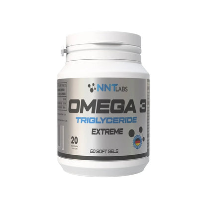 Omega-3-Jahresvorrat: NNT Omega 3 Triglyceride – 365 Tage, 450 Kapseln – NNT Omega 3 Triglyceride-Extreme 60 Kapseln