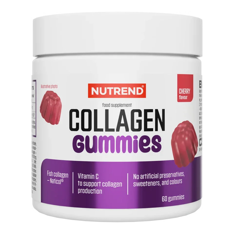 Regenerations-Set: ESN Designer + Olimp Vita-Min + Nutrend Collage – Nutrend Collagen Gummies Kirsche, 60 Stk.