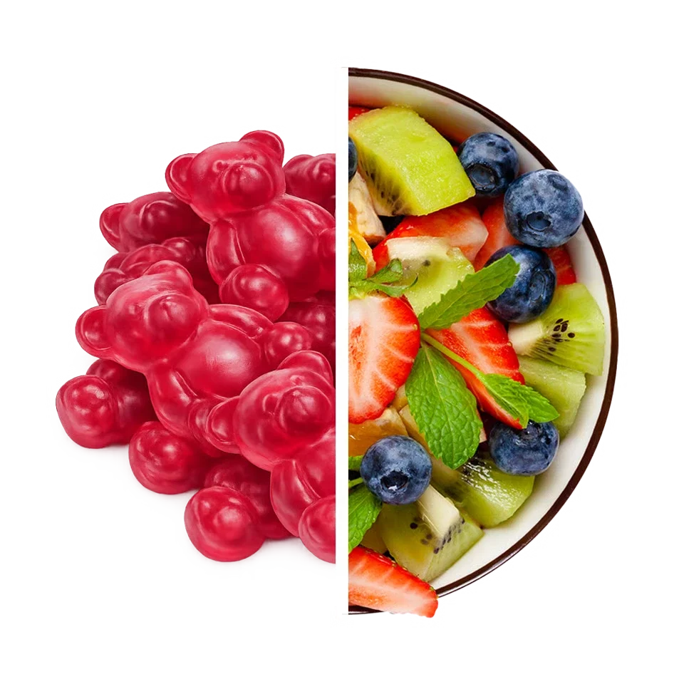 Fruchtmix Sorten-Großset: Nutrend Multiv + NNT Extreme + 2 weitere – Nutrend Multivitamin Gummies Fruity, 60 Stk.