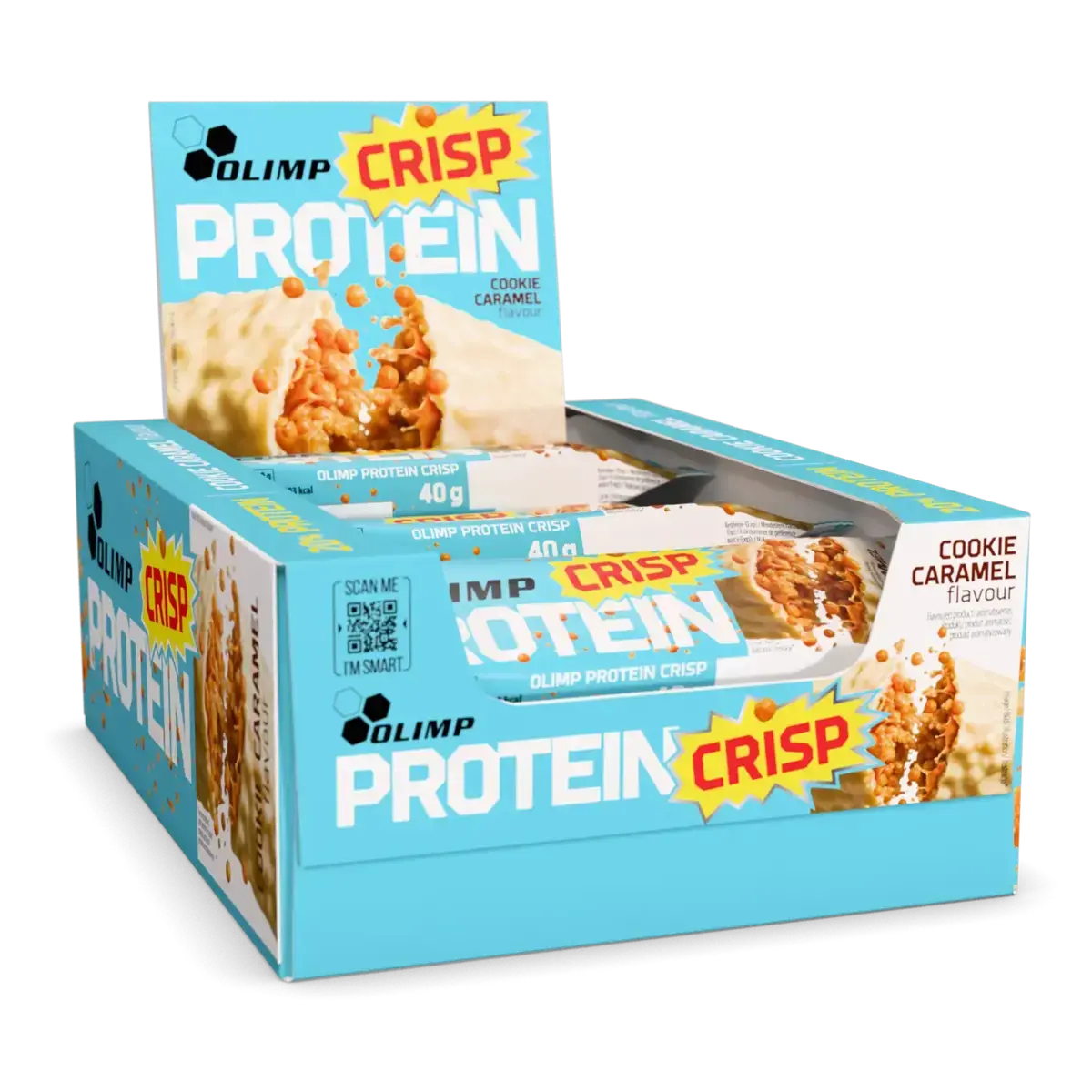 Karamell Geschmacks-Duo: BioTech Iso Whey Zero + 1 weitere – Olimp Protein Crisp Bar Cookie & Caramel 20x 40g