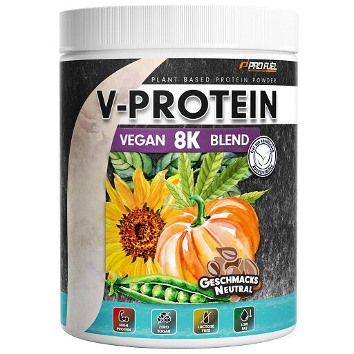Pflanzliches Set: ProFuel V-Prote + MST Creatine + GN Magnesium – ProFuel V-Protein Vegan 8K Blend 750g (Neutral 480g)