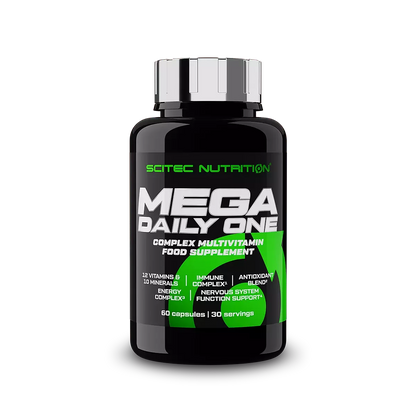 Vitamin-Set: Scitec Mega + GN Vitamin C + MST All + 1 weitere – Scitec Mega Daily One Plus 60 Kapsel