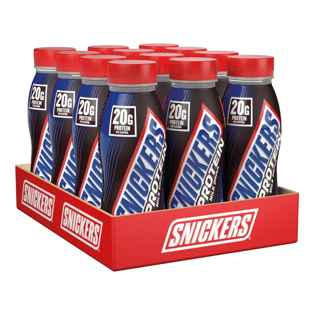 Drinks-Monatsration: Snickers High Protein – 30 Tage, 36 Portionen – Snickers High Protein Milk Drink (12x250ml)