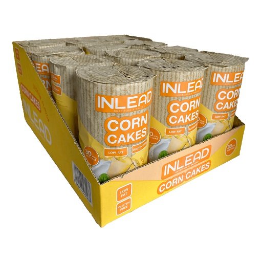 INLEAD Marken-Großset: Ashwagandha + Corn Cakes 6 x + 3 weitere – INLEAD Corn Cakes 6 x 120g (Green Onion Flavor)