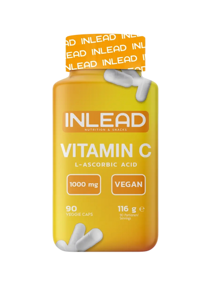 Gesundheits-Basisbox: NNT Eisen + ProFuel Zink + 3 weitere – INLEAD Vitamin C 90 Kapseln