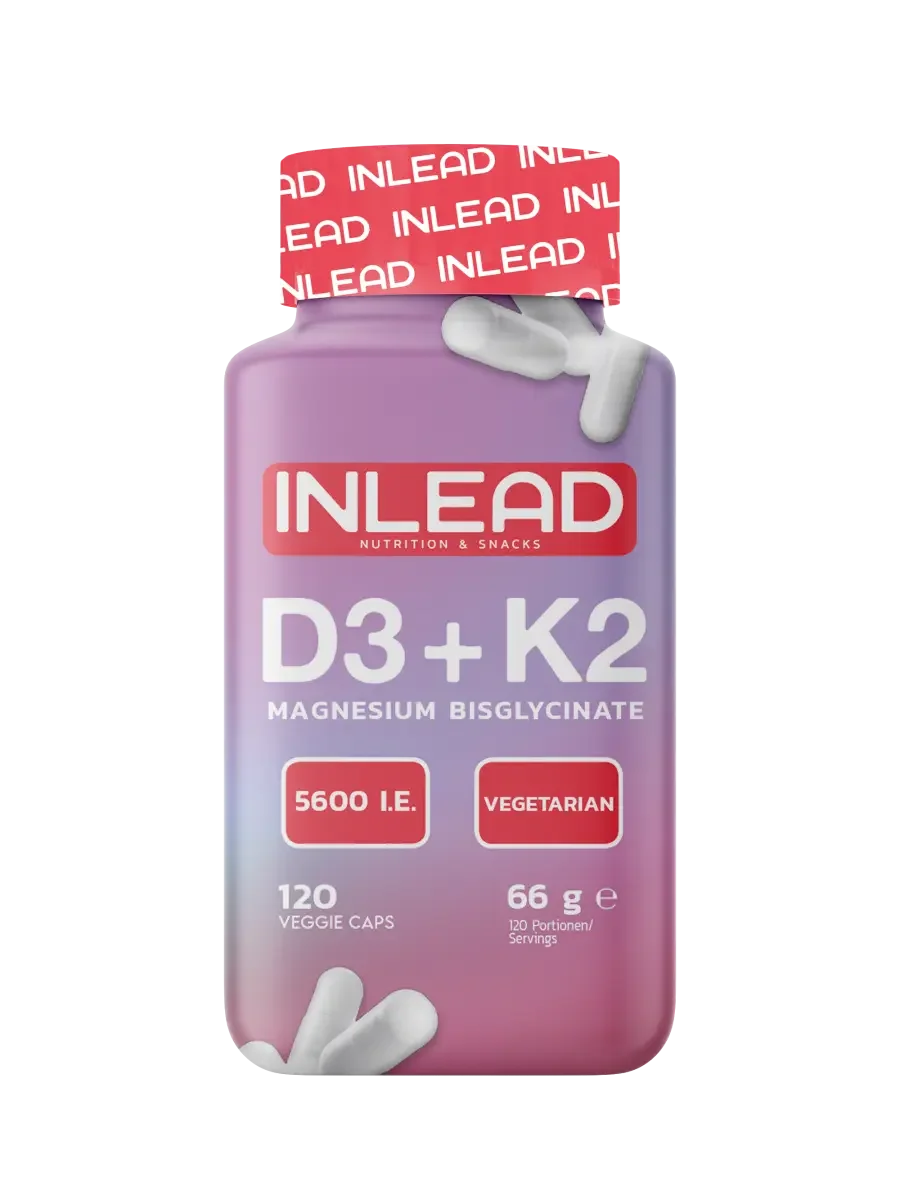 Calcium, Vitamin D & Magnesium: BioTech Calcium Zinc + 2 weitere – INLEAD Vitamin D3 + K2 + Magnesium 120 Kapseln
