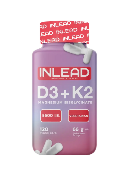 Calcium, Vitamin D & Magnesium: BioTech Calcium Zinc + 2 weitere – INLEAD Vitamin D3 + K2 + Magnesium 120 Kapseln