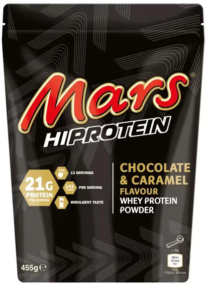 Schokolade Sorten-Großset: Mars Protein + Twix Protein + 2 weitere – Mars Protein Powder 875g/455g - Chocolate Caramel (455g)