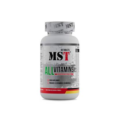 Vitamin-Set: Scitec Mega + GN Vitamin C + MST All + 1 weitere – MST - All Vitamins 60 Pillen
