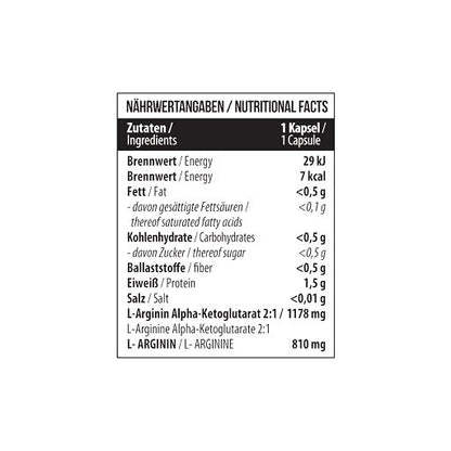 Ausdauer-Set: MST Magnesium + Olimp Vita-Min + MST Arginin AAKG – MST - Arginin AAKG 1178mg 60 Kapseln