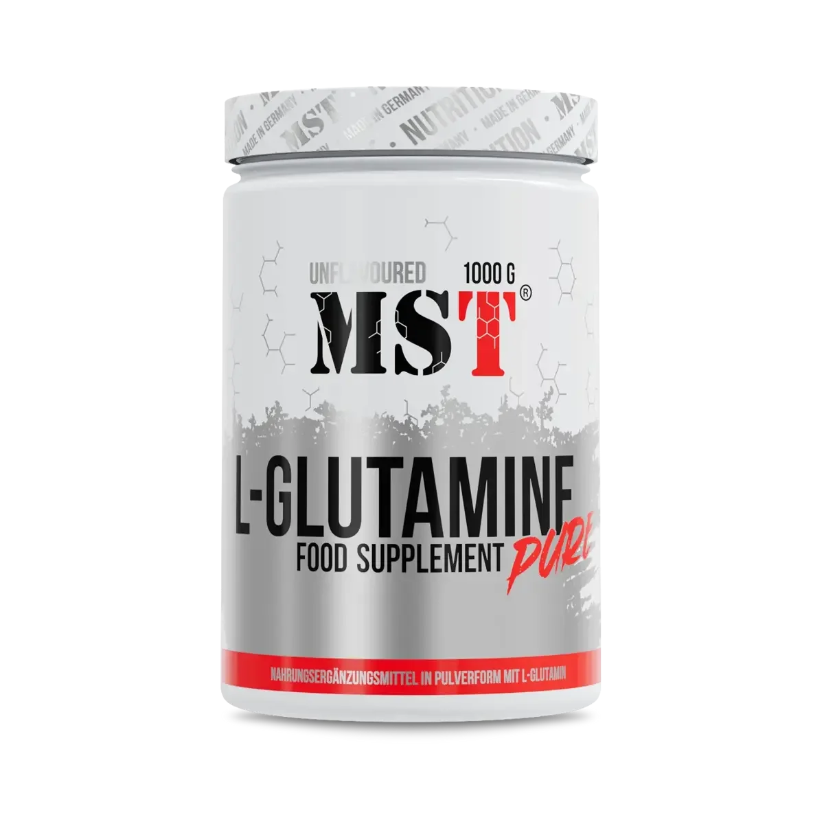 MST Marken-Großset: Arginine RAW + Zinc Chelate + 3 weitere – MST - Glutamine 1000g