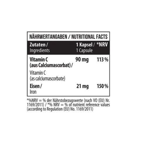 Σίδηρος & Βιταμίνη C: MST Iron Bisglycinate120 + NNT Iron + Vitamin C – MST - Iron Bisglycinate120 κάψουλες