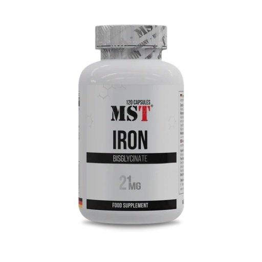Σίδηρος & Βιταμίνη C: MST Iron Bisglycinate120 + NNT Iron + Vitamin C – MST - Iron Bisglycinate120 κάψουλες