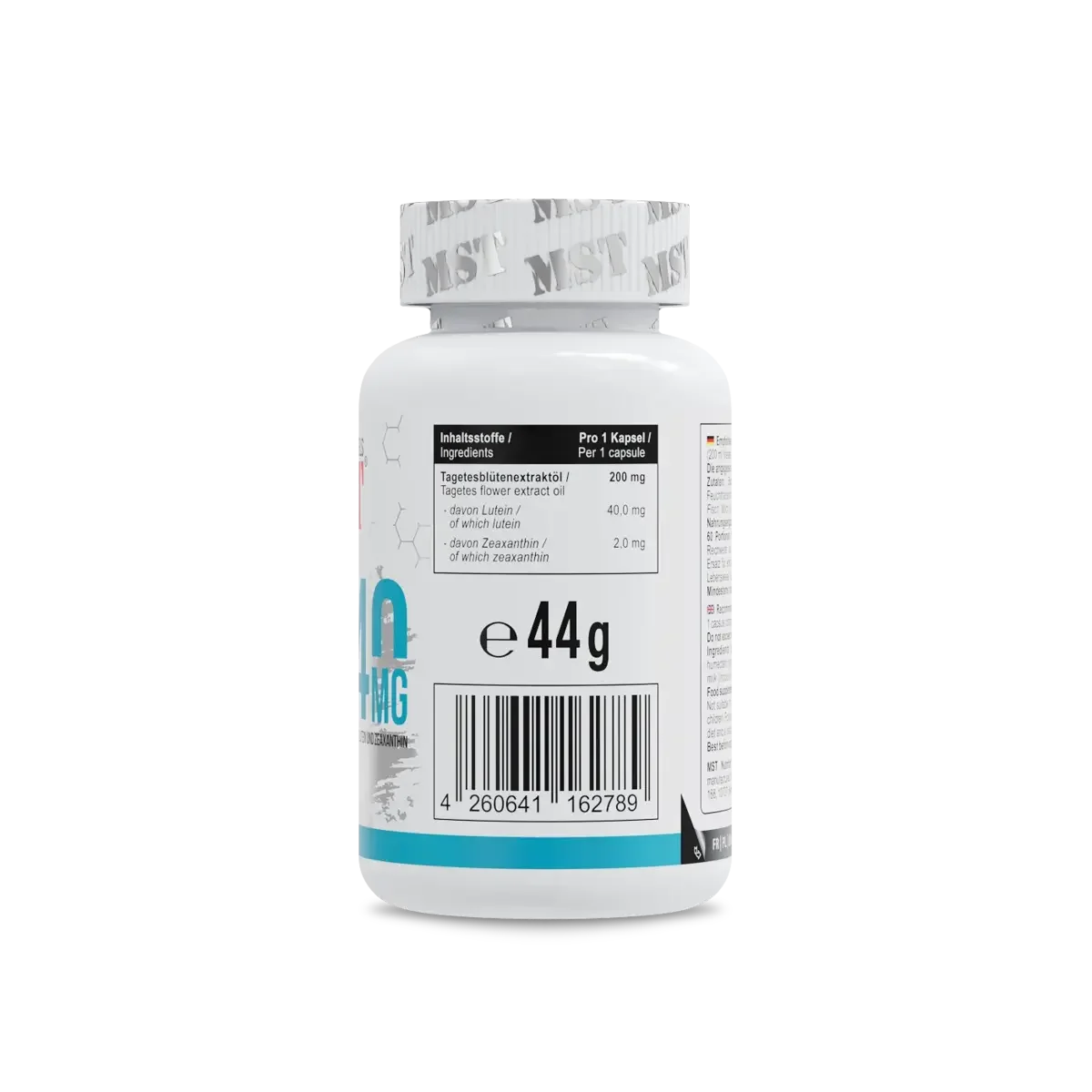 MST Marken-Großset: Niacin + Tryptophan 500mg + 3 weitere – MST - Lutein+Zeaxanthin 40mg - 60 Caps