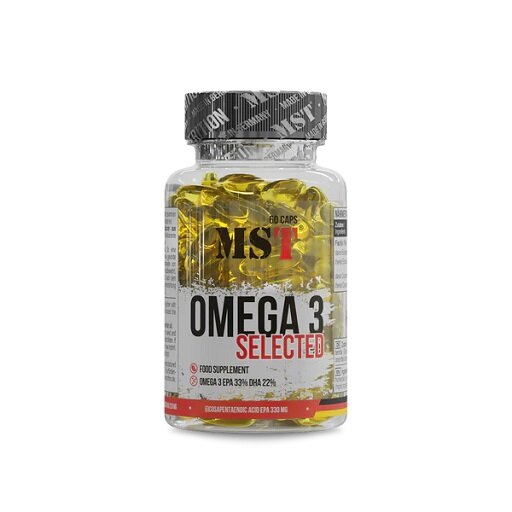Omega-3-Jahresvorrat: MST Omega 3 Selected – 365 Tage, 450 Kapseln – MST - Omega 3 Selected 60 Kapseln