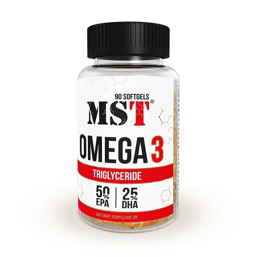 Omega-3-Jahresvorrat: MST Omega 3 triglyceride – 365 Tage, 450 Kapseln – MST - Omega 3 triglyceride 75% 90 Softgels